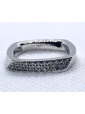Tiffany & Co 18k Gold Frank Gehry Torque Diamond Ring Band 4.5